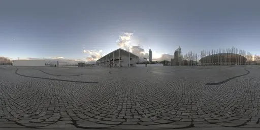 Plaza At Sunset