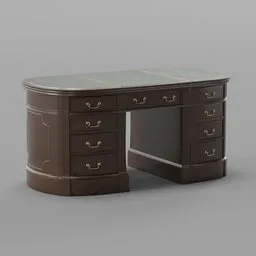 Cambridge Oval Desk