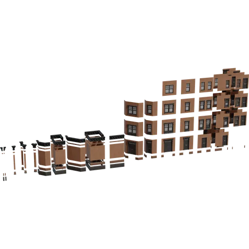 Modular Urban Apartments Facade