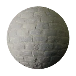 Dusty Gray Worn Cobblestones