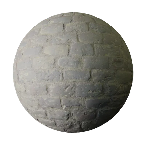 Dusty Gray Worn Cobblestones