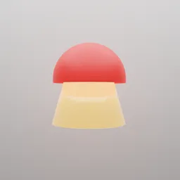 Mushroom table lamp