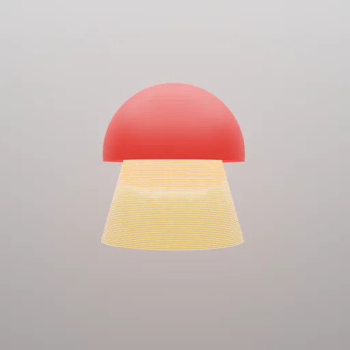 Mushroom table lamp