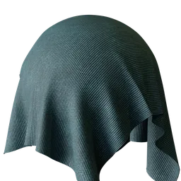 Grey Pleated Fabric