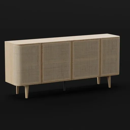 Rattan Sideboard