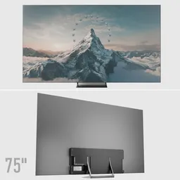 TV 75 inches ultra thin