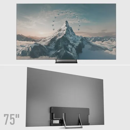 TV 75 inches ultra thin