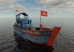 VietNamese Fishing Boat