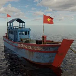 VietNamese Fishing Boat