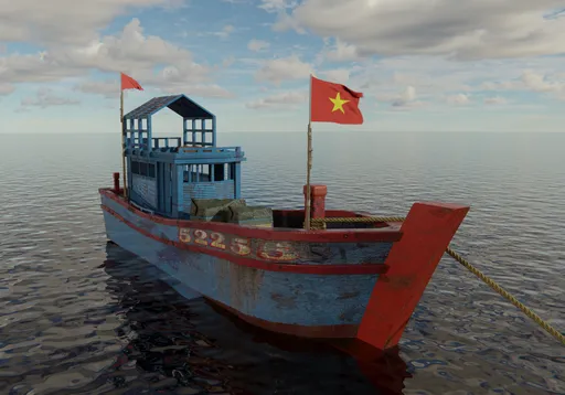VietNamese Fishing Boat