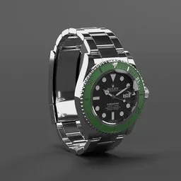 Rolex Submariner Date green