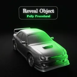 Reveal Object Geo Nodes
