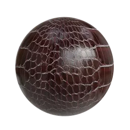 Polished Crocodile leather