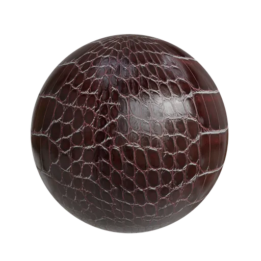 Polished Crocodile leather
