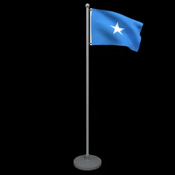 Animated Flag of Somalia