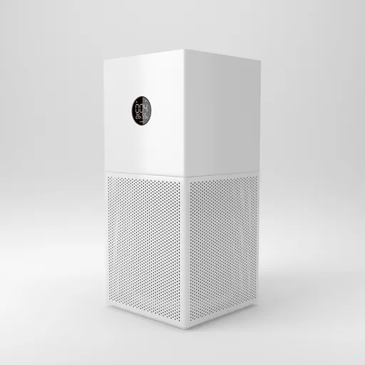 Highly detailed Blender 3D model of Xiaomi air purifier for household appliance rendering.