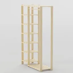 Wooden Storage Rack - Clothes Hanger