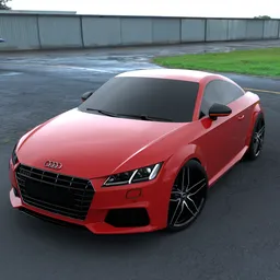 Audi TTS(Rigged)