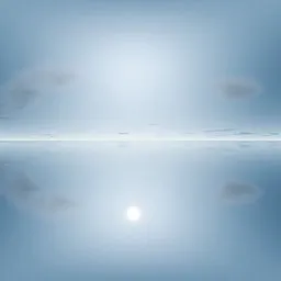 Clear Sky Ocean Reflection