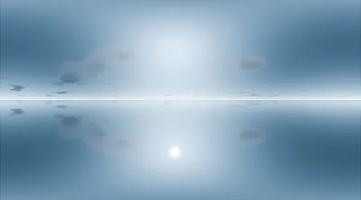 Clear Sky Ocean Reflection
