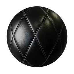 Diamond leather