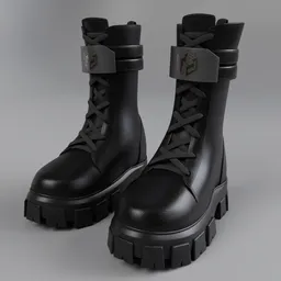 Stylized long boot