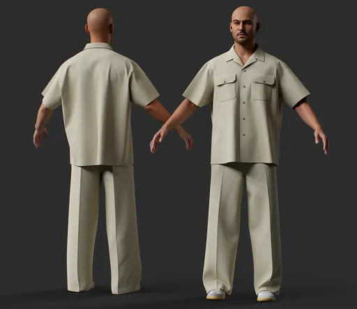 Workwear Male Character