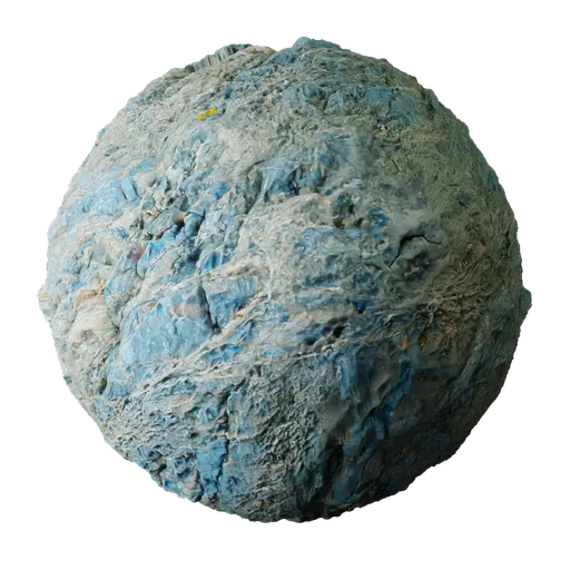 High-resolution 2K PBR stone texture with tiling, suitable for Blender 3D and other 3D applications.