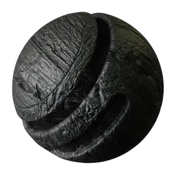 Weathered Black Rock
