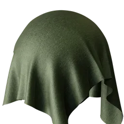 Plain Green Chenille