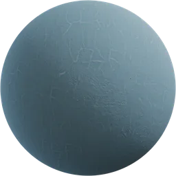 Blue Plaster Wall