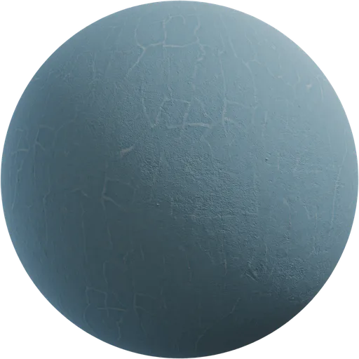Blue Plaster Wall