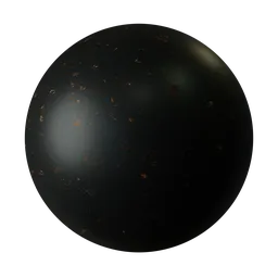 Black Old Scratched Metal