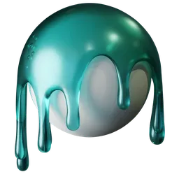 Procedural Pearl  Painted Plastic