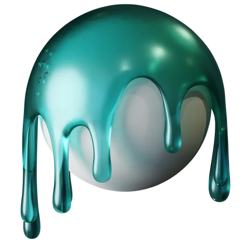 Procedural Pearl  Painted Plastic
