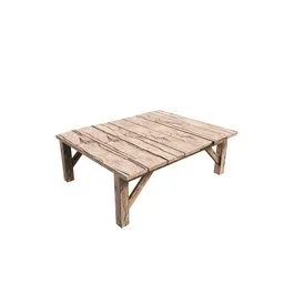 Wooden Market Stall Platform