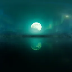 Aurora Moon Fog Green
