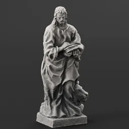 statue of Evangelist markus