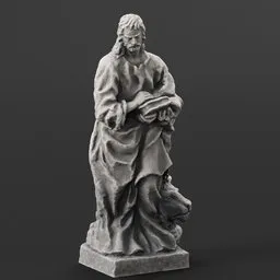 statue of Evangelist markus