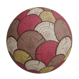 Wood slice wallpaper