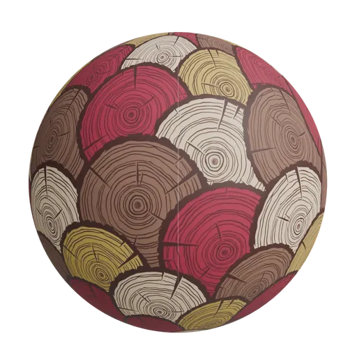 Wood slice wallpaper