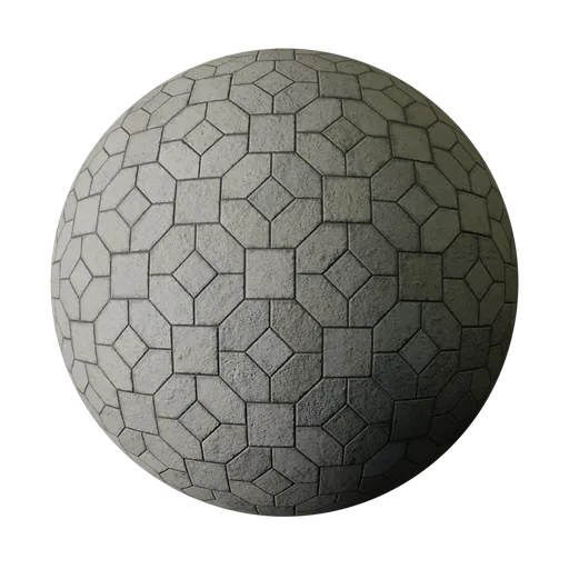 Stone Pavement Hexagon Tile