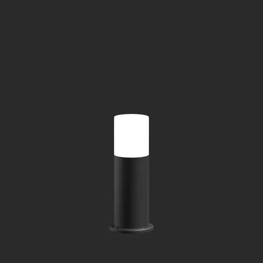 Hoosic pillar light in aluminium