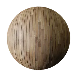 Narrow Wooden Plank Flooring