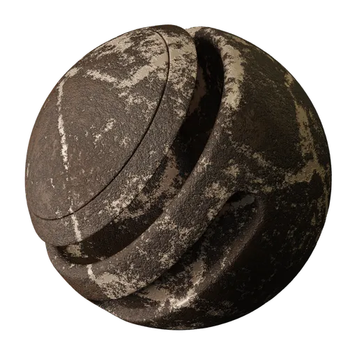 Procedural Black Cotton Arid Soil texture for PBR shading, highly configurable for 3D rendering in Blender applications.