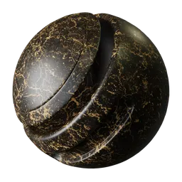 Black Gold Marble