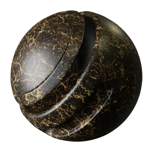 Black Gold Marble