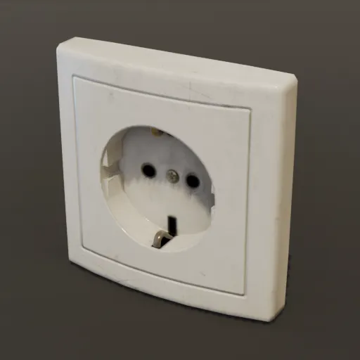 Sigle power output socket