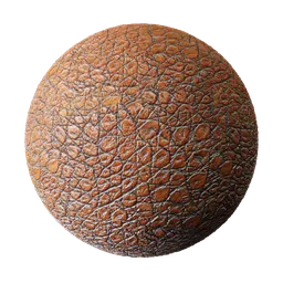 High-detail 2K PBR reptile skin texture for 3D modeling, seamless and with displacement, suitable for Blender and other 3D software.
