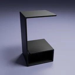 Simple Design Black Table